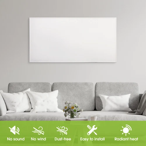 700W Electric Wall Mounted Panel Heater Far Infrared Panel Radiator Space Heater - Picture 5 of 9