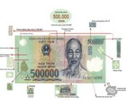 2 x Vietnam (Vietnamese) 500000 (500,000) Dong (1 Million) VND Currency Unc
