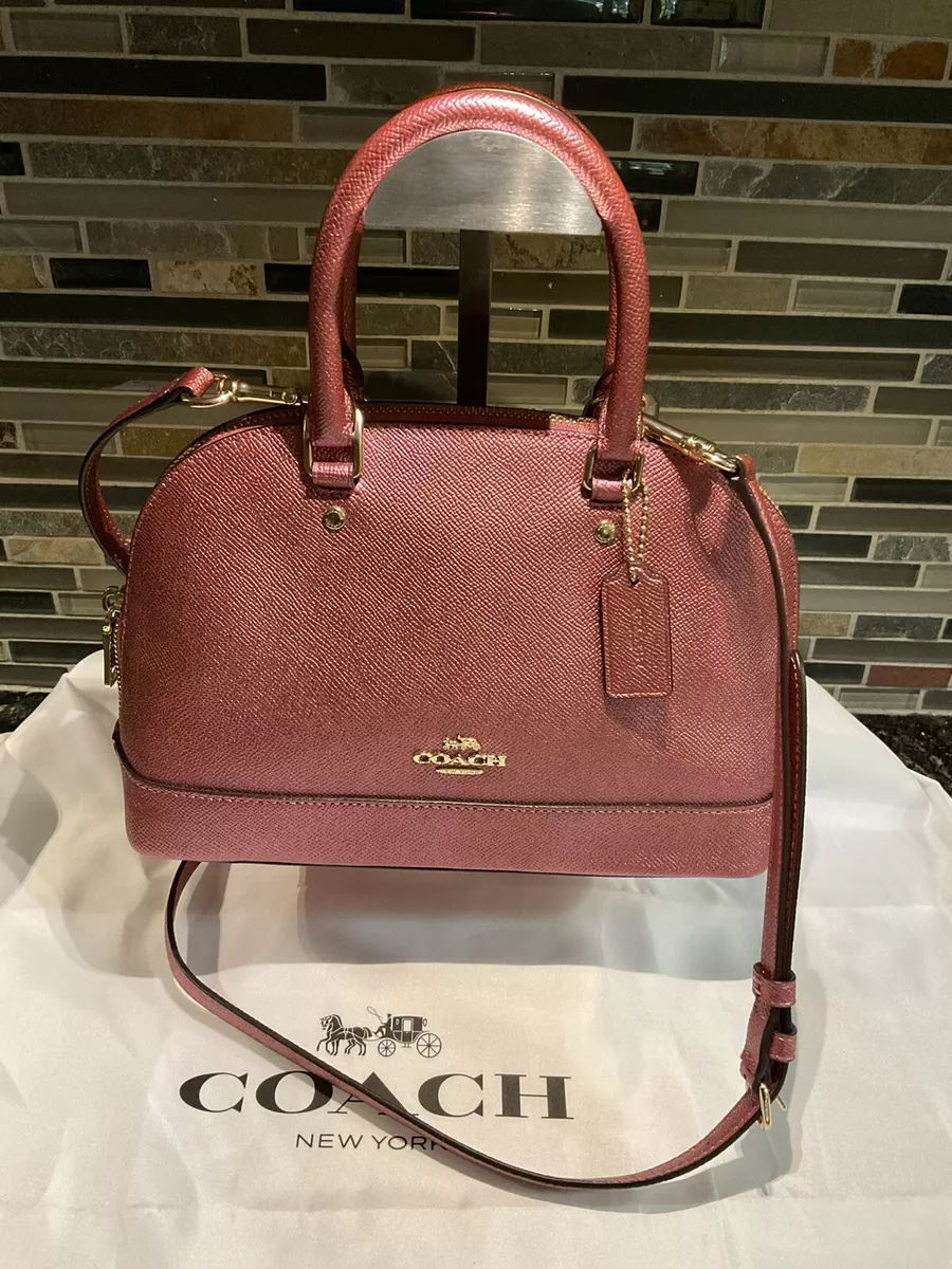 Coach Mini Sierra Satchel In Signature Canvas With Party Animals