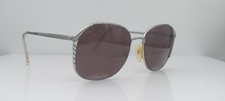 Vintage Maurice St.Michel 2120 Blue Silver Oval Italy Sunglasses FRAMES ONLY