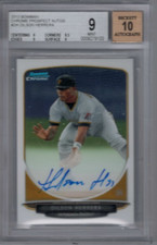 2013 Bowman Chrome Dilson Herrera Prospect Auto BGS 9