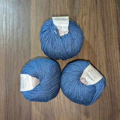 Cascade Yarns Greenland Color 3537 Blue 3 Balls 100g 137yds Wool