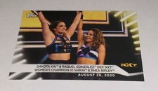 2021 Topps WWE Women's Division NXT 69 Dakota Kai Raquel Gonzalez Wrestling Card