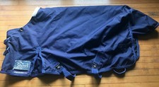 Shires Highlander 200 Navy Blue Waterproof Turnout Blanket Rug 1200D 200g 4' 48"