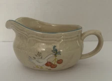 Vintage International Marmalade Geese Gravy Boat 3 1/2” Tall