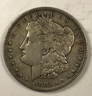 1904 Morgan Silver Dollar. $1. Choice Extra Fine.