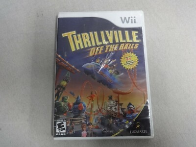 Thrillville Off The Rails - Nintendo Wii Game Complete Free Ship