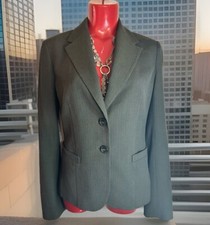 THE LIMITED COLLECTION Pinstriped Blazer Jacket SZ 6 TWO BUTTON