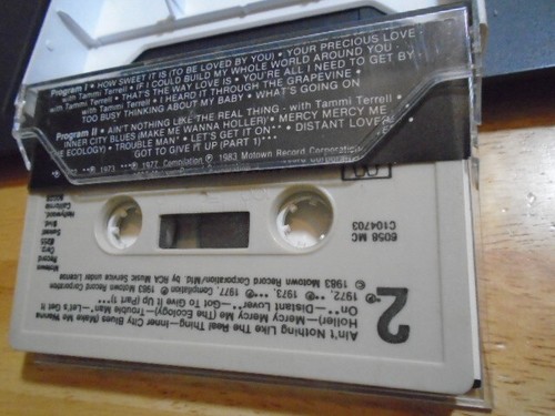 RARE OOP Marvin Gaye CASSETTE TAPE Every Great Motown Hit WHAT'S GOING ON soul ! - Picture 2 of 2