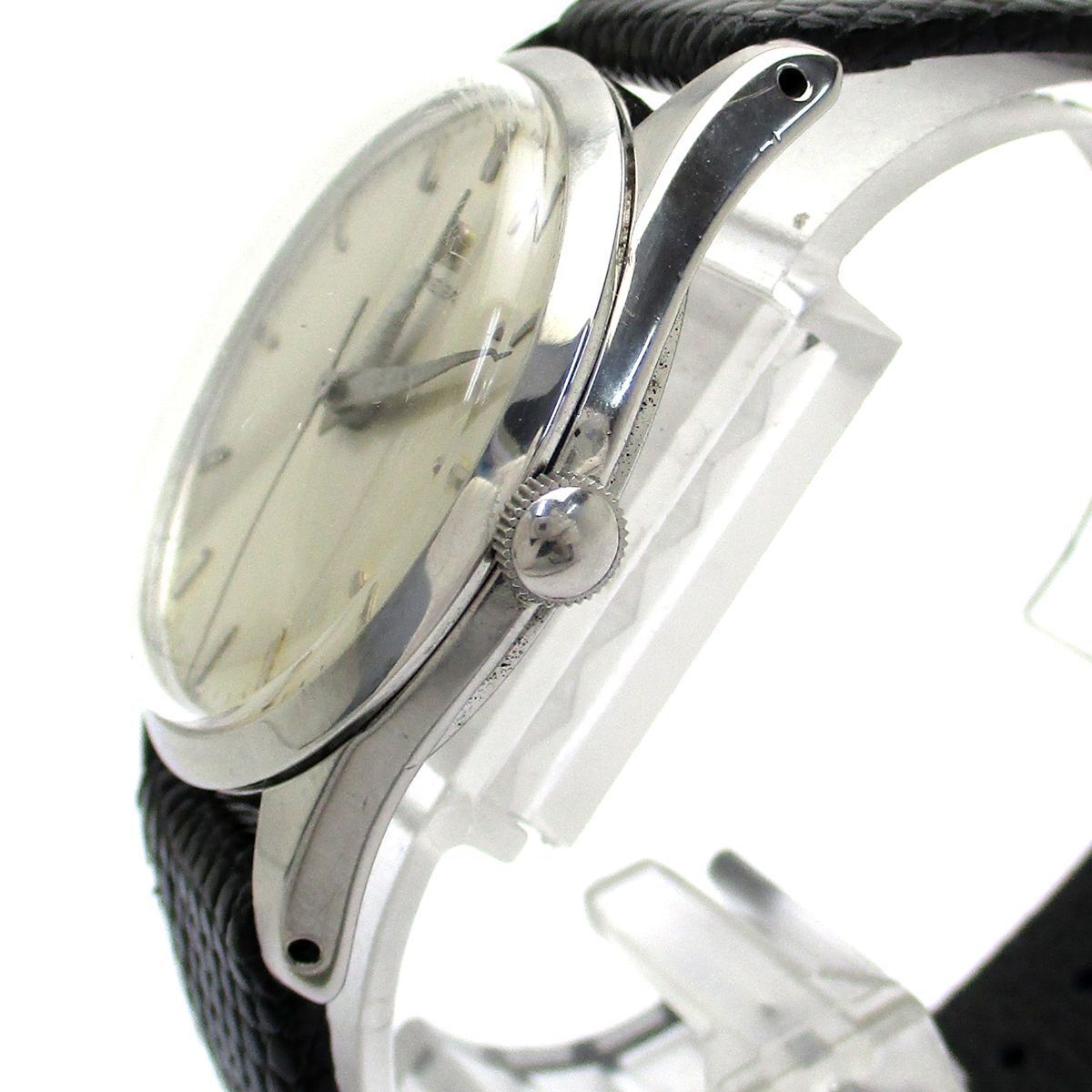 Omega Vintage Cal.283 Silver Round Manual Winding Mens Watch Omega Vintage Cal.283 Silver Round Manual Winding Mens Watch