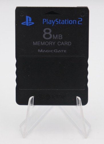 Sony Playstation 2 PS2 MagicGate 8MB Memory Card Black (SCPH-10020 ...