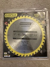 Overpeak Evolution TCT Cutting Blade Construction 10" 40 Teeth 5/8 Bore