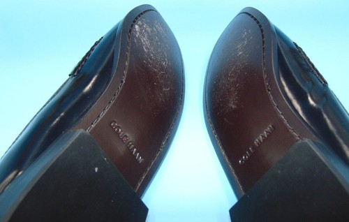 Cole Haan Men's Pinch Tassel Style Loafers Black Leather Size 11.5 Retail $250 - Picture 10 of 12