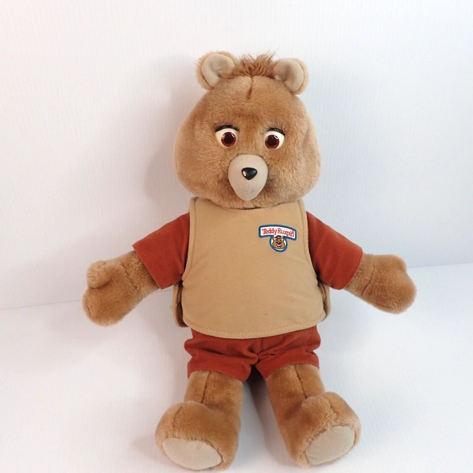 Chaleco Teddy Ruxpin REEMPLAZO Bronceado Solo 2006 Mochila Juguetes Foto 4 de 4