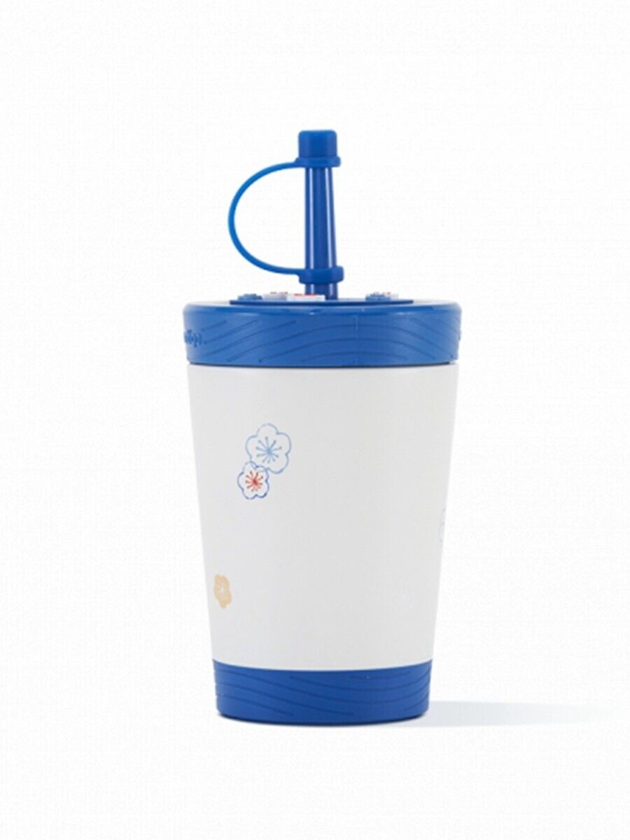 New 2023 China Starbucks+Contigo Blue White 13oz SS Straw Vacuum Cup