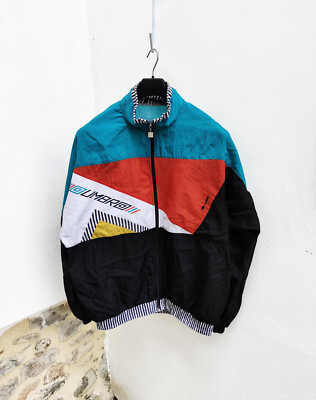 Umbro Vintage 90er Trainingsanzug Mehrfarbig Warm-up Windbreaker Jacke XL
