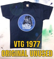 vTg 70s 1977 orig Disney Star Wars Darth Vader Trilogy kenner NOS t-shirt ERROR 