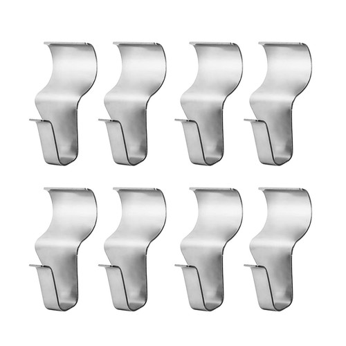 No-Hole Needed Vinyl Siding Hooks Hangers for Hanging 8 Pack, Heavy Duty Ligh...