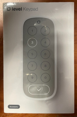 Level  C-K11U Smart Keypad Lock Accessory - White/Gray - NEW!