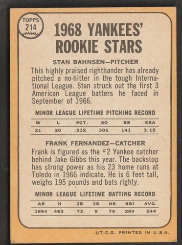 1968 Topps Baseball Cards Scegli una carta a scelta 295-660 EX X-MT 1/25 Set Break - Foto 406 di 490