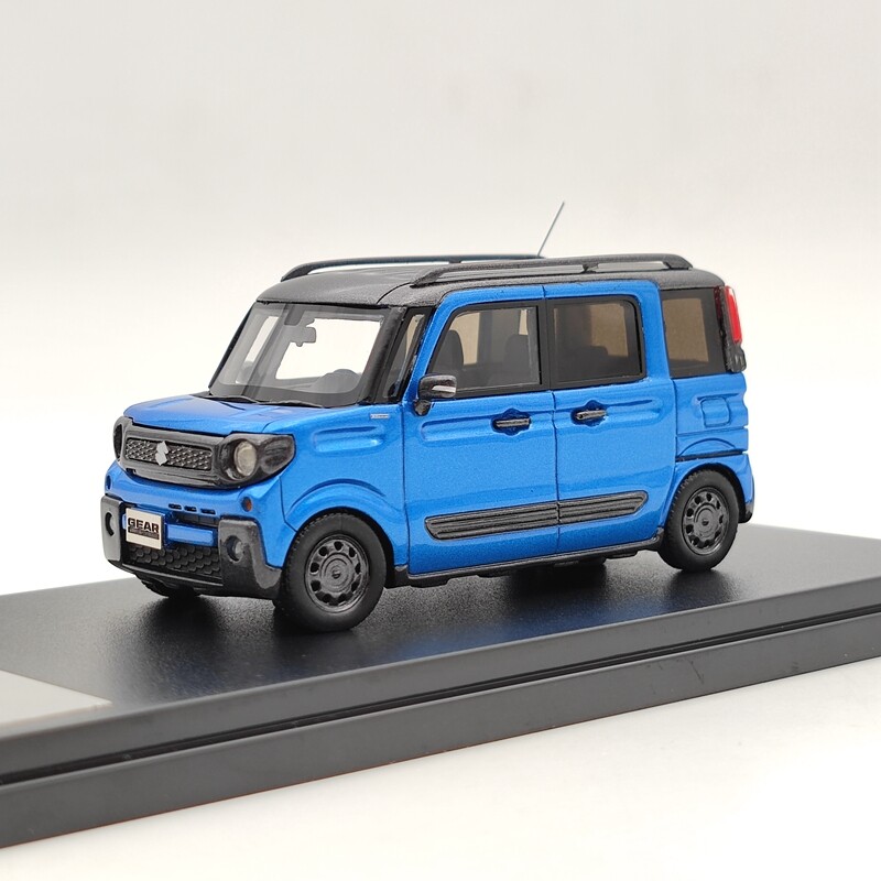 HS 1/43 スズキ スペーシア ギアXZ ターボ 2019 ブルー ツートン 楽天市場】ハイストーリー 1/43 スズキ スペーシア ギア