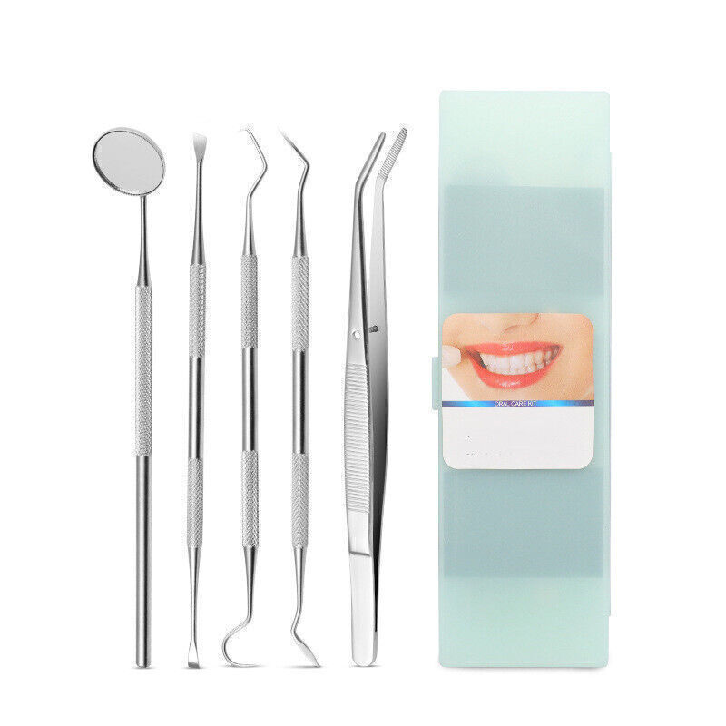 Dental Tooth Cleaning Dentist Scraper Pick Tool Kit Calculus Plaque