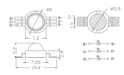 Chip Led RGB 1.5W, 6 Pin - LINH KIỆN ĐIỆN TỬ ĐỨC HUY (29A BÙI XUÂN PHÁI - Foto 6