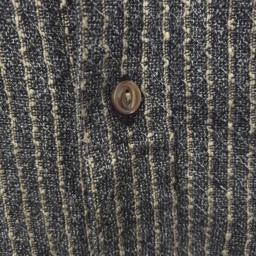 Bugle Boy Shirt Mens XL Gray Pure Cotton Pocket Long Sleeve Classic Button-Up - Picture 5 of 11