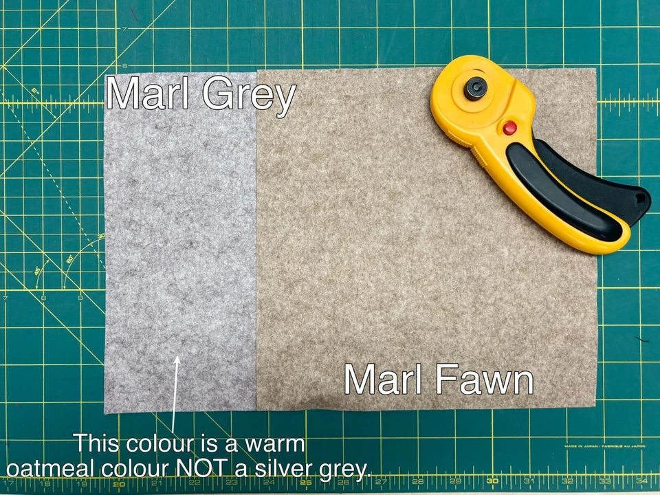 Craft Felt Fabric High Quality 30% Wool Viscose Blend Plain EN71 for Toy Making - Image 4 of 4