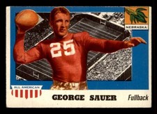 1955 Topps All American AA Football #31 George Sauer EX/MT