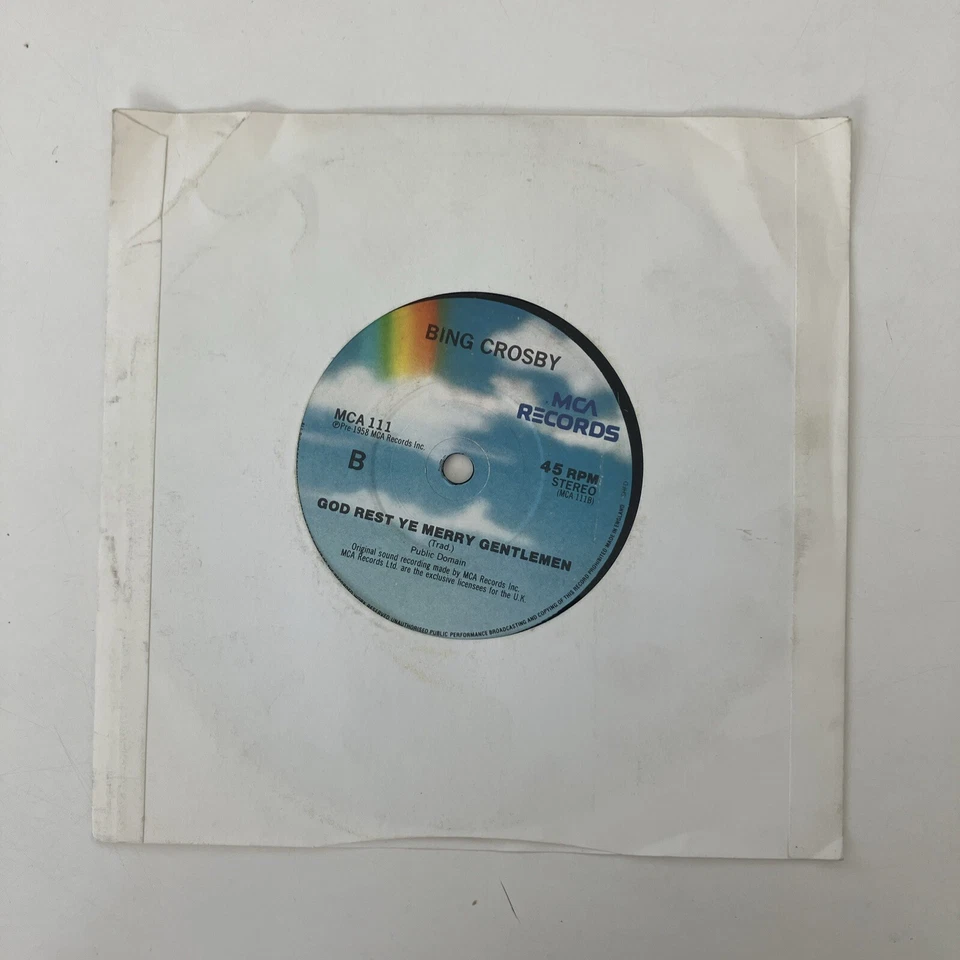 Bing Crosby - White Christmas 1942 Pop Soundtrack 7” MCA Records Top Condition Foto 2 de 4