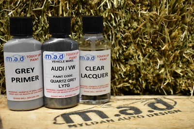 Audi Quarzo Grigio LY7G Ritocco Kit 30ML A1 A3 A4 A5 A6 Tt A8 Q3 - Foto 10