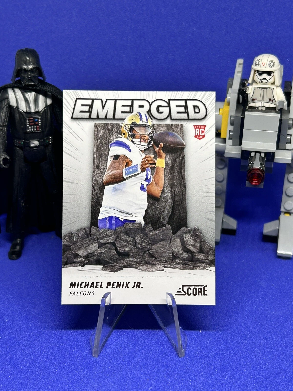 Michael Penix Panini Score Emerged #EMMPJ Base