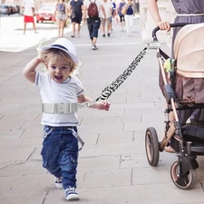 Toddler Waist Leash Belt, Reflective Baby Anti Lost Wrist Link, Kids Walking Har