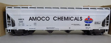 WEAVER Trains O Scale Amoco Chemicals Centerflow Hopper Car #6200 3 Rail