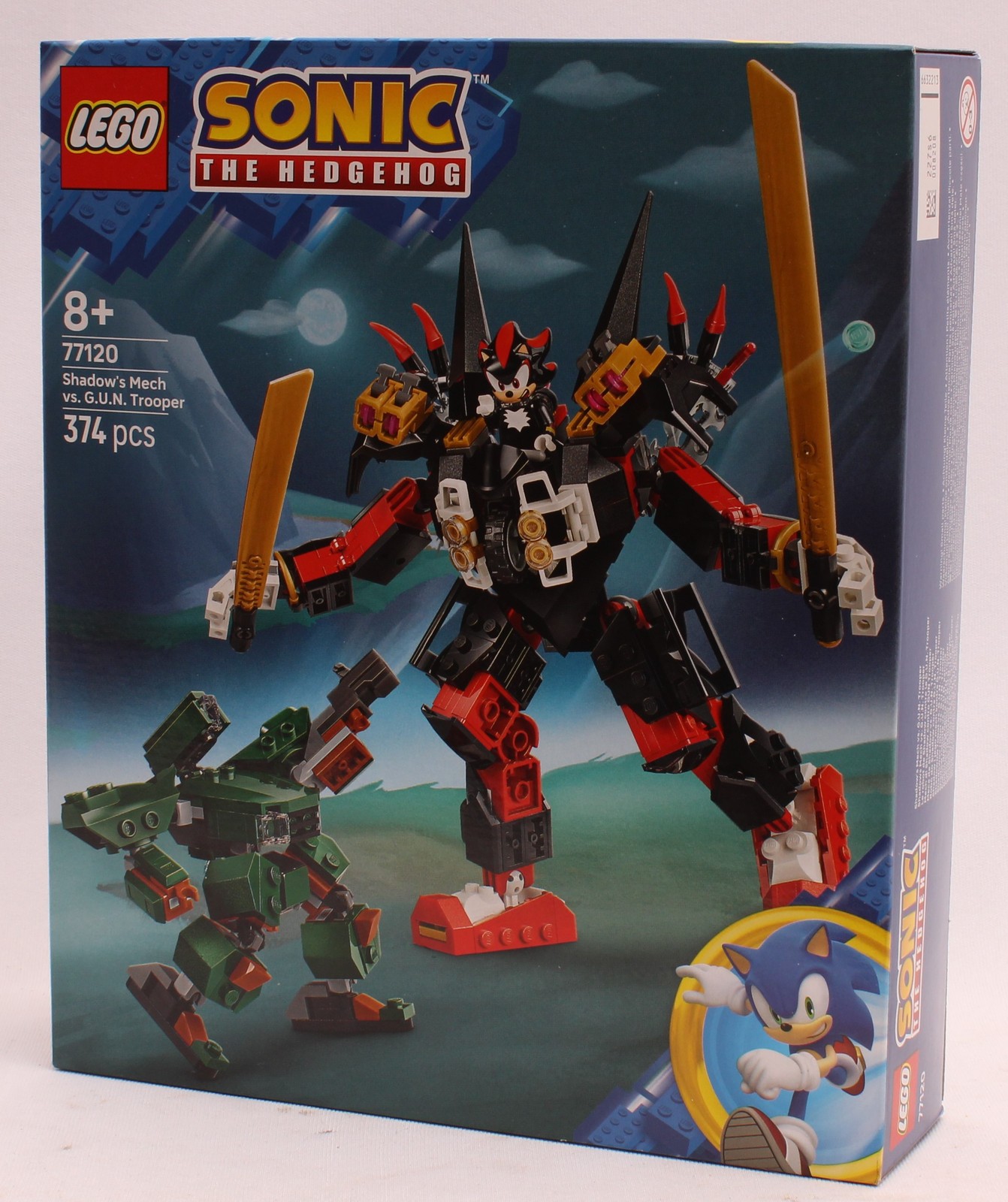 LEGO Sonic the Hedgehog Shadow's Mech vs. G.U.N. Trooper 77120 - New