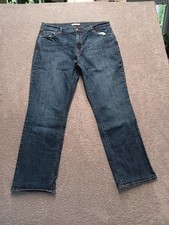 Levi  s 505 Straight Leg Women  s 16M W33 L32 Dark Wash Mid Rise Denim Jeans