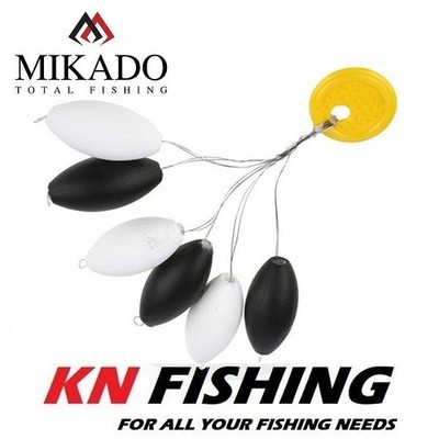 MIKADO TROUT CAMPIONE FLOTER OVAL Rig Making Accessories 6pcs
