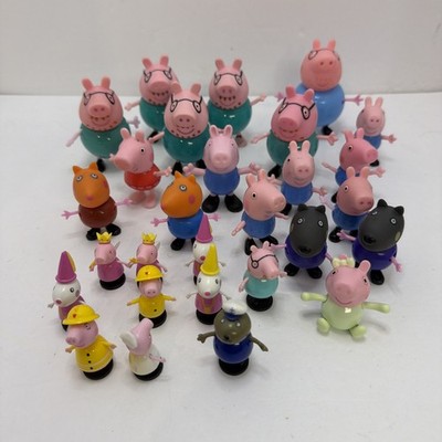 Peppa pig figures lot, 28 Pc. Collection, gently Used From The UK