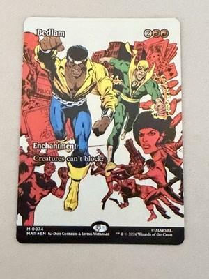 Bedlam (Borderless) Marvel Universe Eternal-Legal Foil