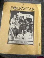 Folkwear Fifties Fit  Flair Sewing Pattern 241 Sizes 6-16 Vintage Uncut