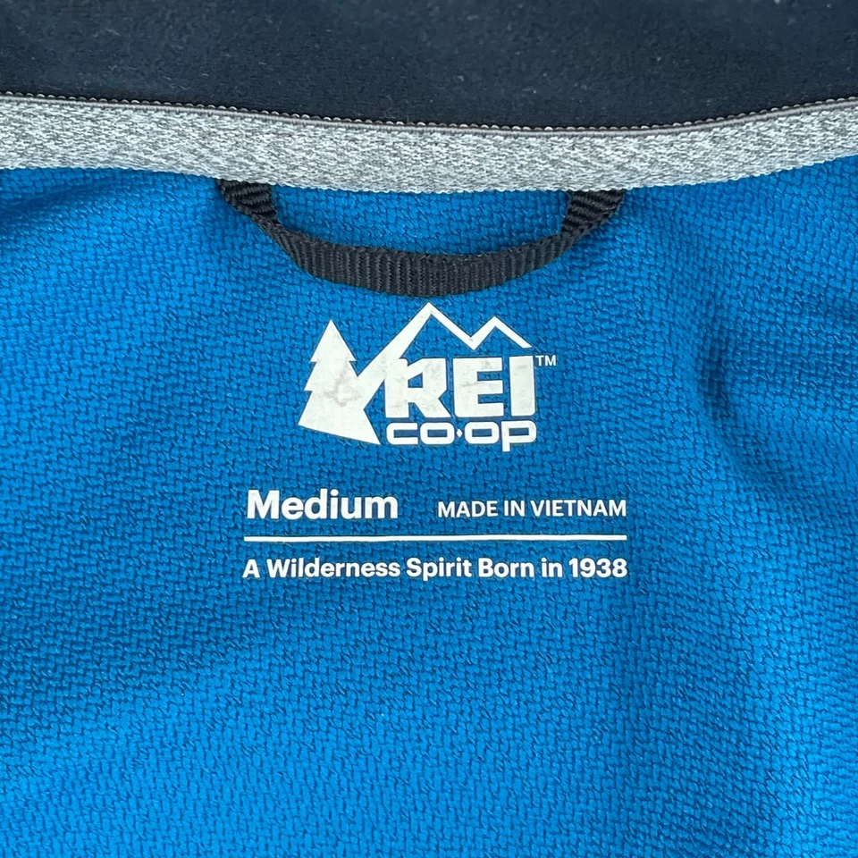 REI Co-op Junction Hybrid Cycling Jacket Men Medium Blue Performance NWOT - Image 2 of 4