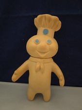 VINTAGE RARE Pillsbury Doughboy Rubber Figure Poppin Fresh Swivel Head Doll 1971