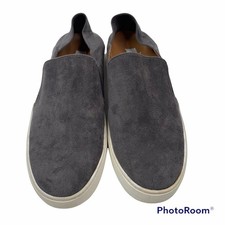 Steve Madden Size 9 Sneaker Fayna Slip On Fashion Gray Vegan Suede Shoes Women  s