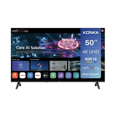 Der Konka DLED 50 Zoll (126 cm) Smart TV, 4K Ultra, WebOS Hub
