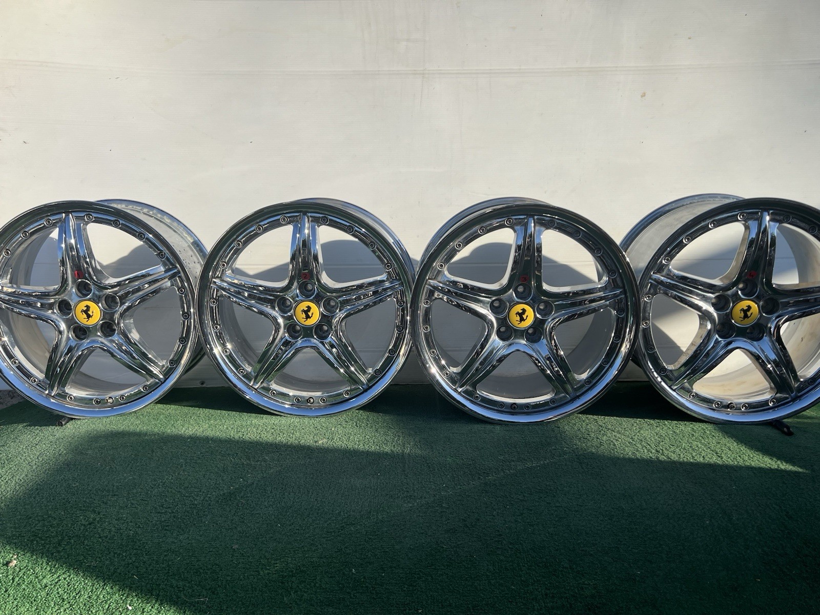 Ferrari 360 Front Wheels Set Chrome P/N 183843