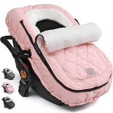 Car Seat Cover Baby: Winter Infant Carseat Canopy for Boy Girl Newborn, Zippe...