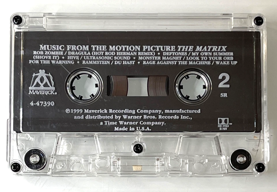 The Matrix (Cassette Tape: 1999) Marilyn Manson, Rammstein, Deftones, RATM, etc - Image 4 of 4
