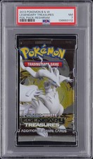 2013 Pokemon Black White LEGENDARY TREASURES RESHIRAM PSA 7 FOIL PACK