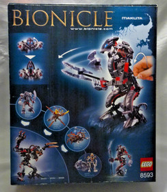 LEGO BIONICLE 2003  MAKUTA Set 8593, 199 Pieces NEW & SEALED
